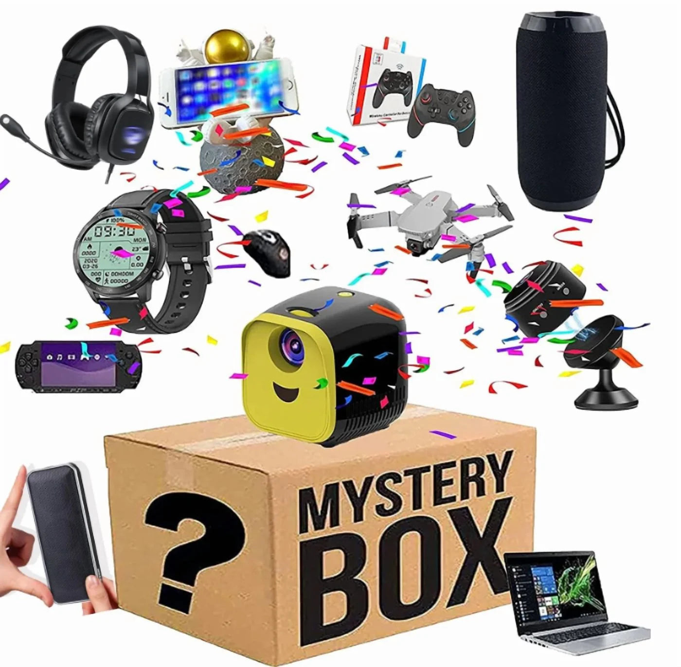 Ultimate Electronics Gift Set: 2-20 Piece Surprise Assortment - Includes Useful Gadgets & Home Appliances