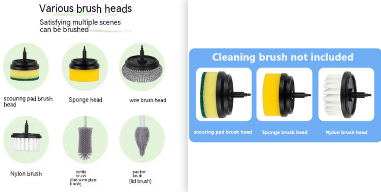 Electric Cleaning Brush Multifunctional Scouring Pad